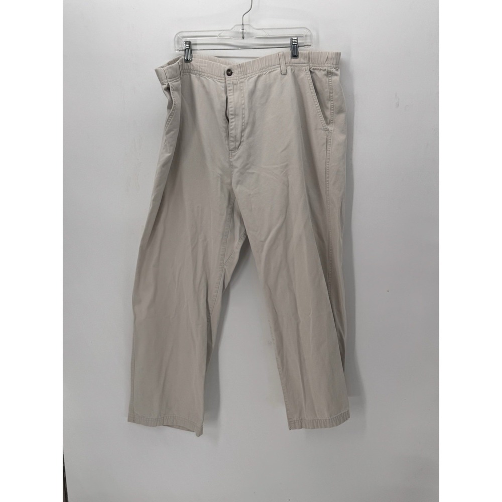 Vintage Pendleton Men's Chino Pants Size XL Khaki Tan 100% Cotton Elastic Waist